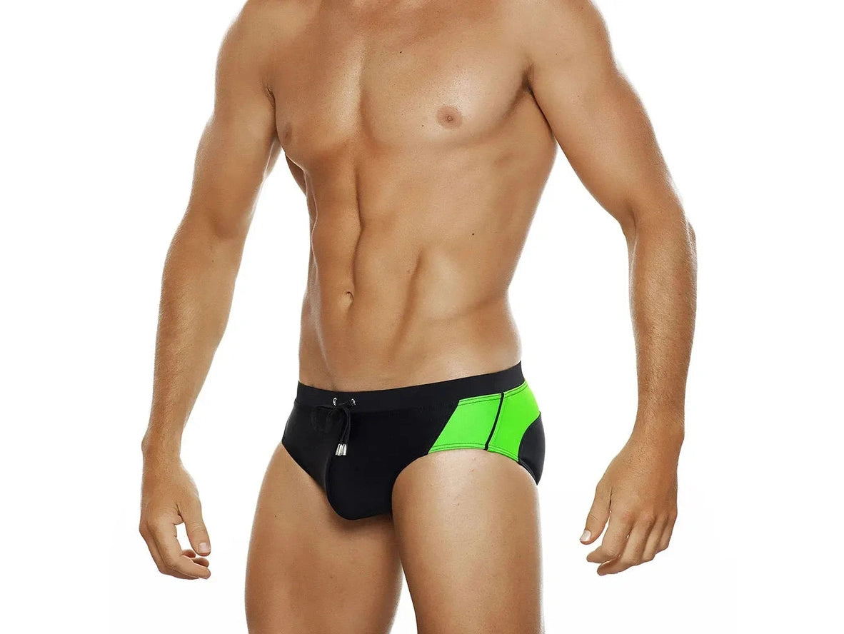 Gay Swim Briefs | UXH Stripe Swim Briefs