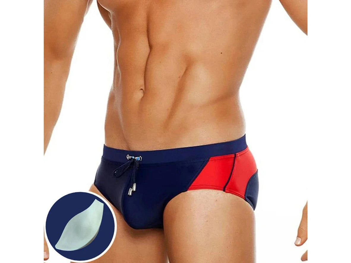 Gay Swim Briefs | UXH Stripe Swim Briefs