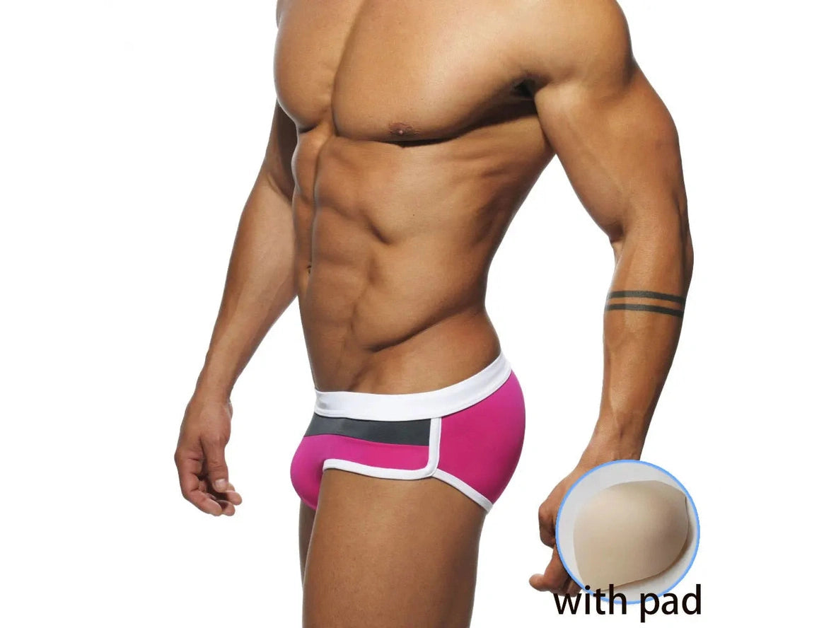 Gay Swim Briefs | UXH Summer Pushup Pad Swim Briefs