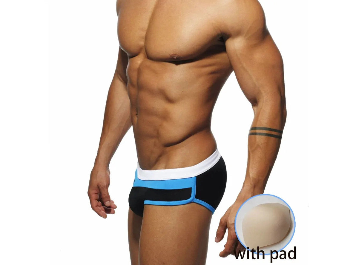 Gay Swim Briefs | UXH Summer Pushup Pad Swim Briefs