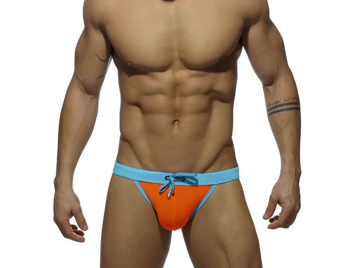 Gay Swim Briefs | UXH Swimwear High Cut Sports Swim Briefs