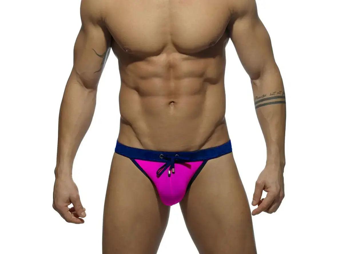 Gay Swim Briefs | UXH Swimwear High Cut Sports Swim Briefs