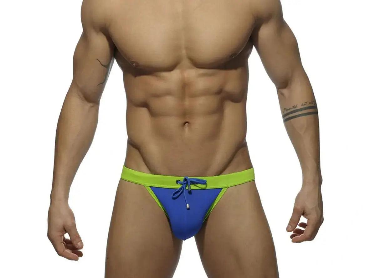 Gay Swim Briefs | UXH Swimwear High Cut Sports Swim Briefs