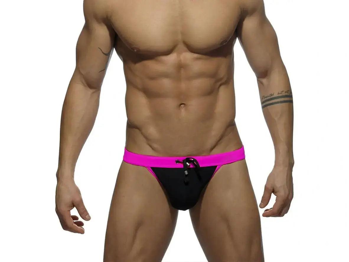 Gay Swim Briefs | UXH Swimwear High Cut Sports Swim Briefs