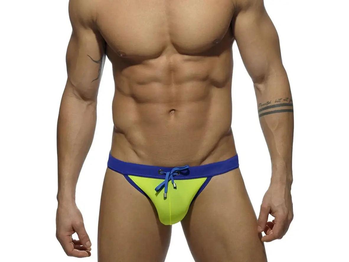 Gay Swim Briefs | UXH Swimwear High Cut Sports Swim Briefs