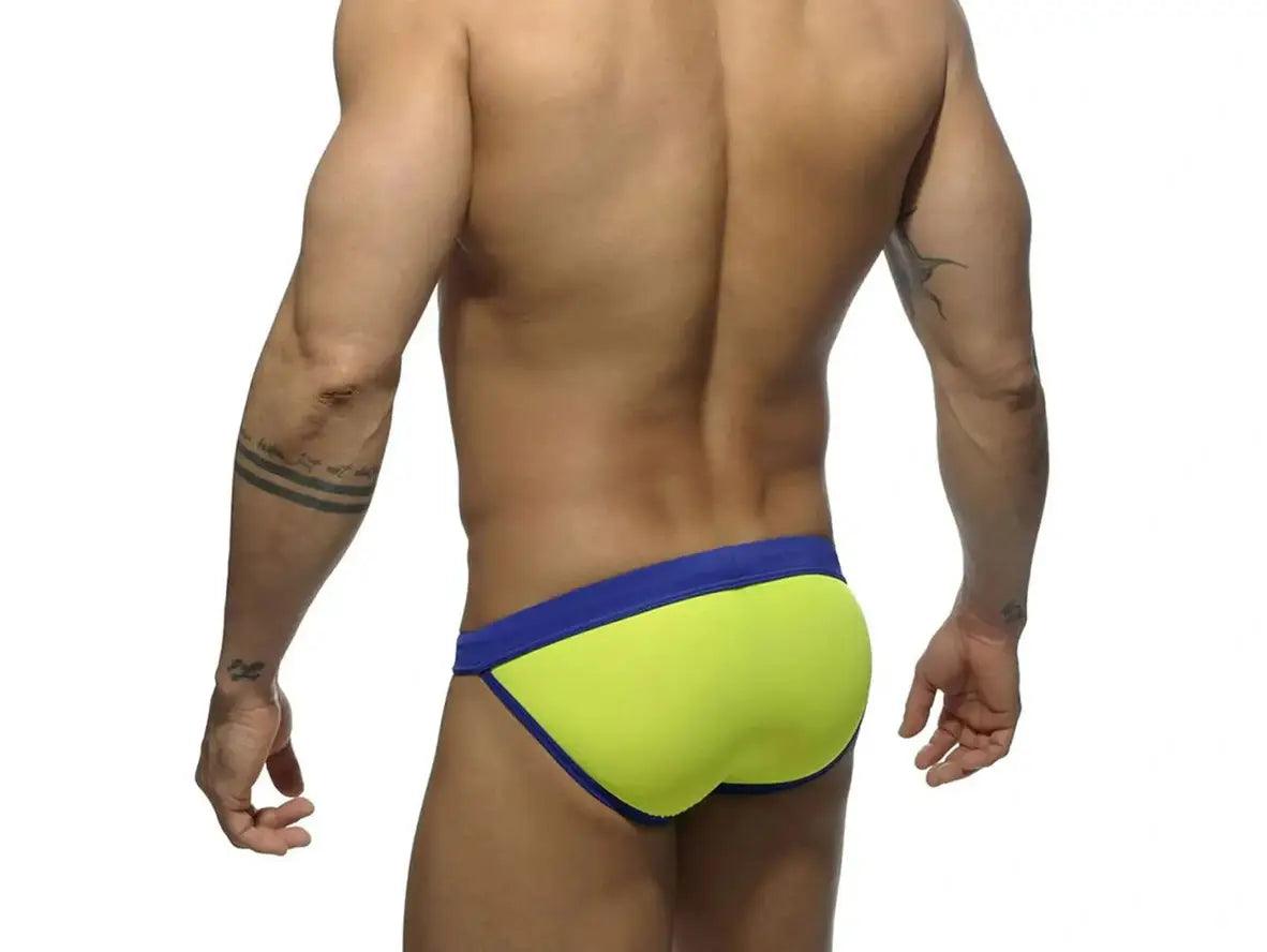 Gay Swim Briefs | UXH Swimwear High Cut Sports Swim Briefs