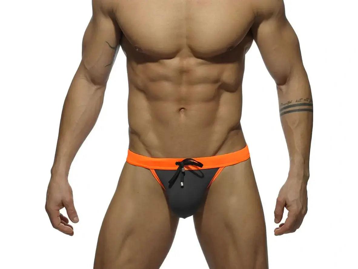 Gay Swim Briefs | UXH Swimwear High Cut Sports Swim Briefs