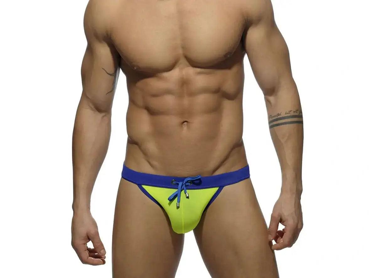 Gay Swim Briefs | UXH Swimwear High Cut Sports Swim Briefs