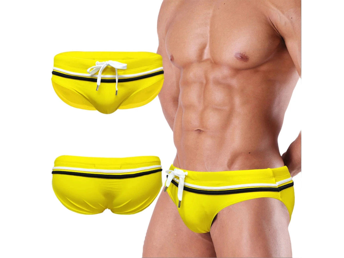 Gay Swim Briefs | UXH Swimwear Low-Rise Swim Briefs
