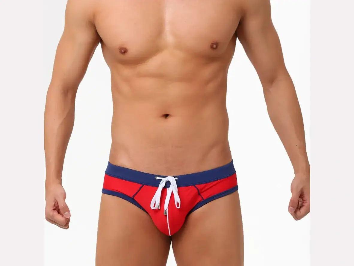 Gay Swim Briefs | UXH Swimwear Pushup Pad Sexy Swim Briefs