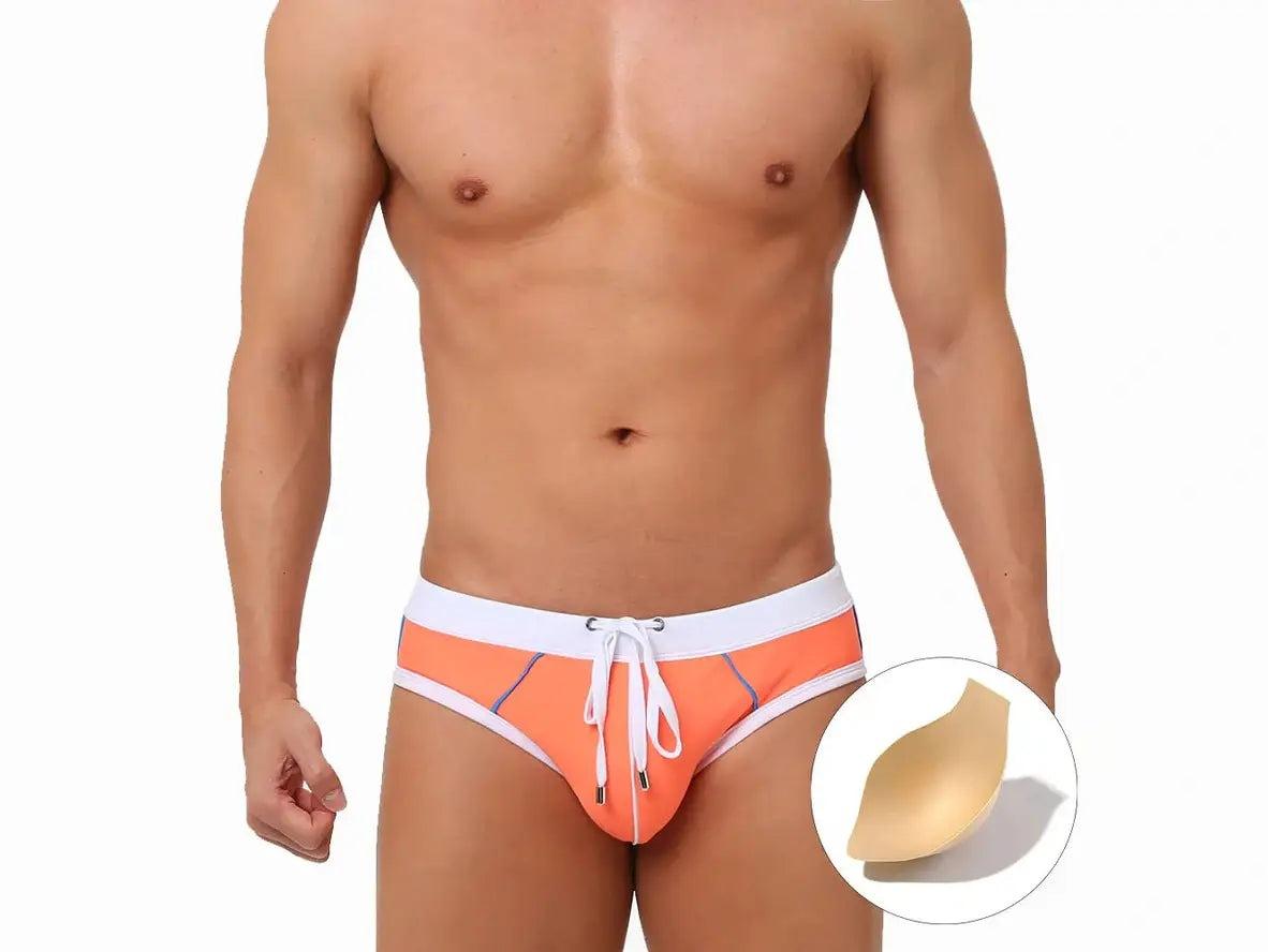 Gay Swim Briefs | UXH Swimwear Pushup Swim Briefs