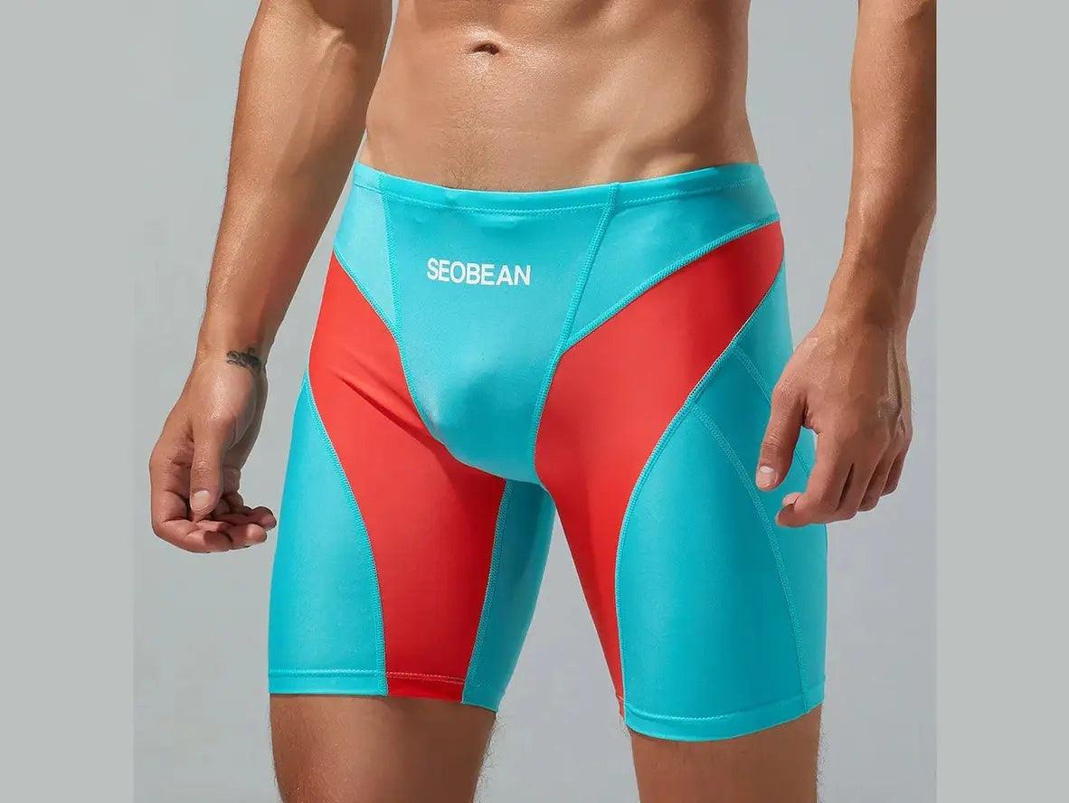 Gay Swim Jammers | SEOBEAN Color Block Swim Jammers