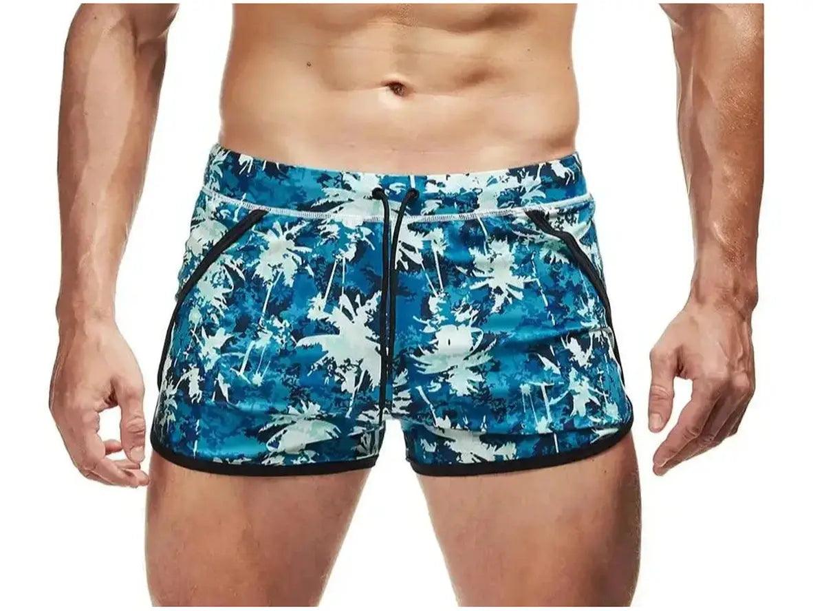 Gay Swim Shorts | AIMPACT 3&quot; Square Cut Side Split Shorts