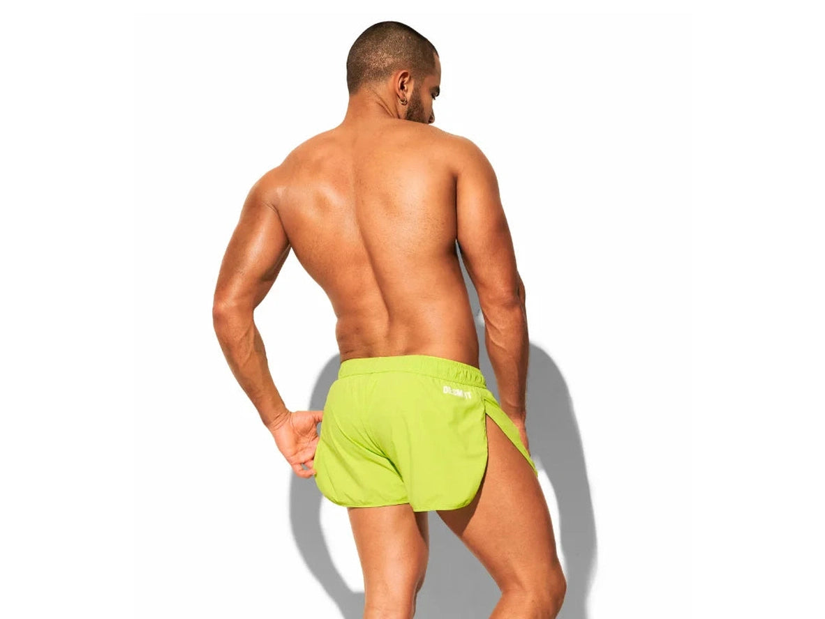 Gay Swim Shorts | DESMIIT High Split Swim Shorts