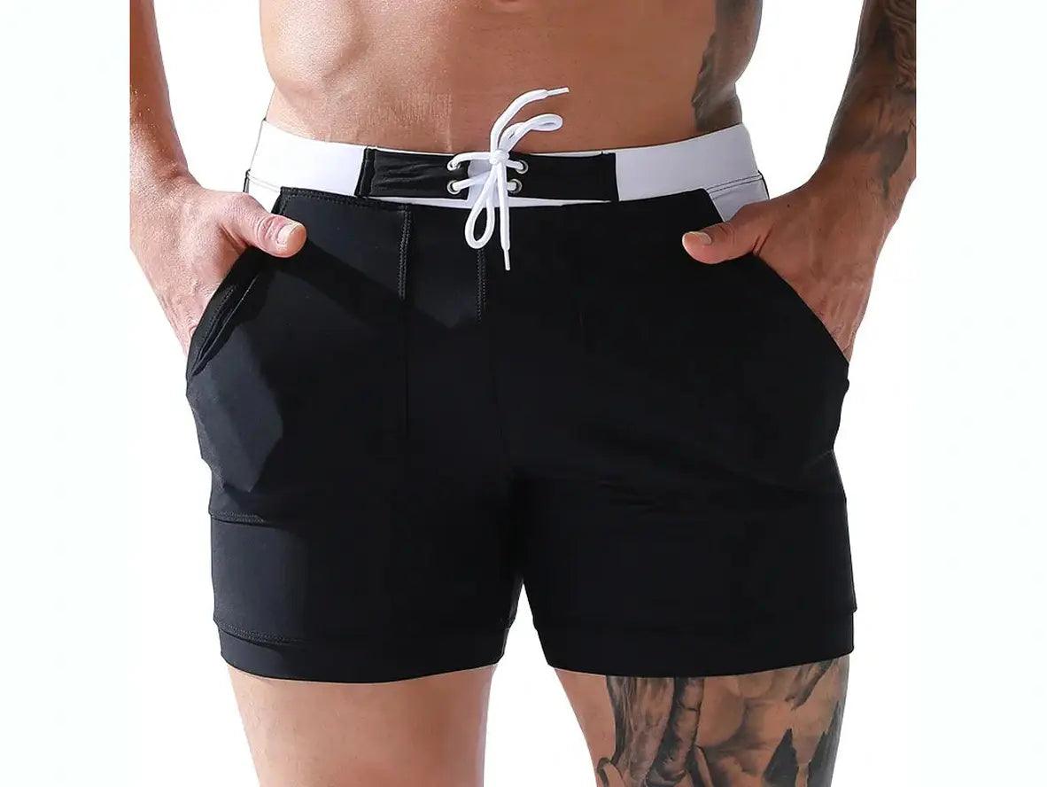 Gay Swim Shorts | HEAVYWOOD Swimwear Pocket Beach Shorts