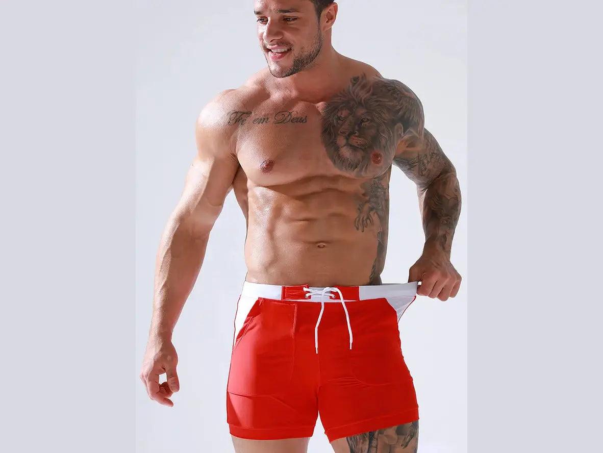 Gay Swim Shorts | HEAVYWOOD Swimwear Pocket Beach Shorts
