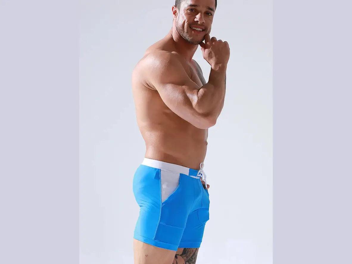 Gay Swim Shorts | HEAVYWOOD Swimwear Pocket Beach Shorts
