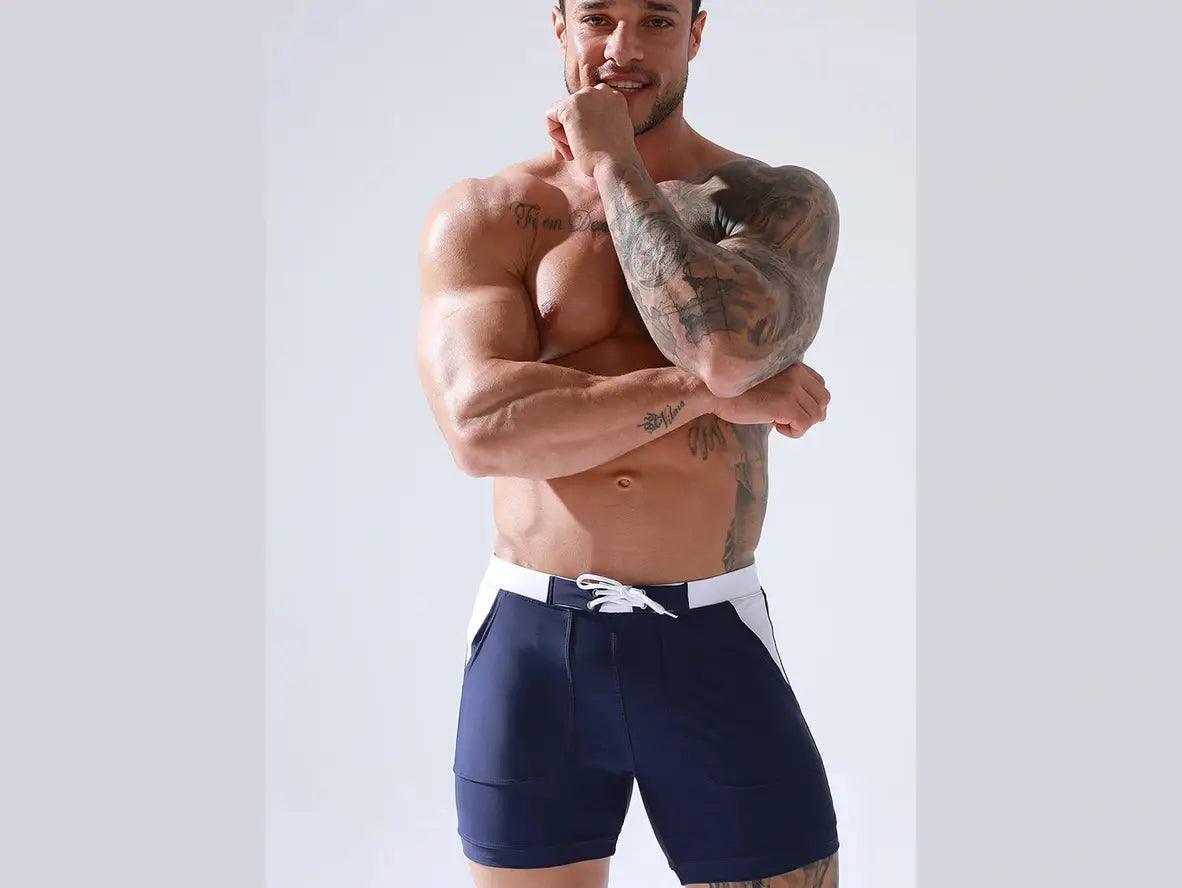 Gay Swim Shorts | HEAVYWOOD Swimwear Pocket Beach Shorts