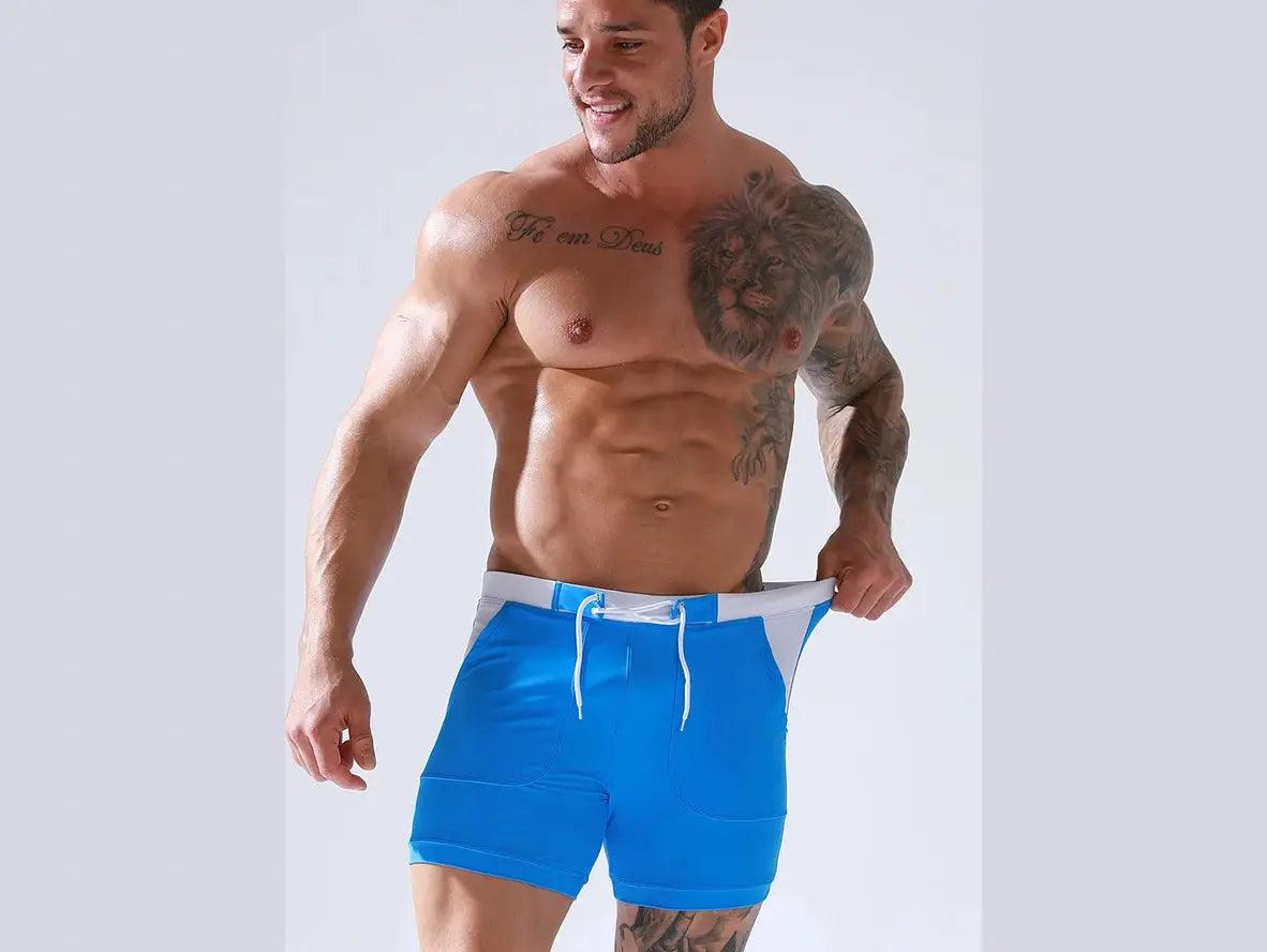 Gay Swim Shorts | HEAVYWOOD Swimwear Pocket Beach Shorts
