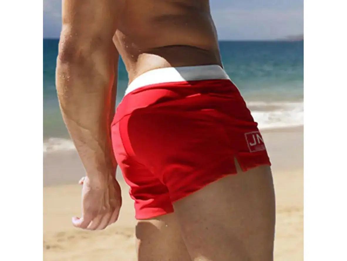 Gay Swim Shorts | JOCKMAIL Swimwear Sexy Solid Swim Shorts