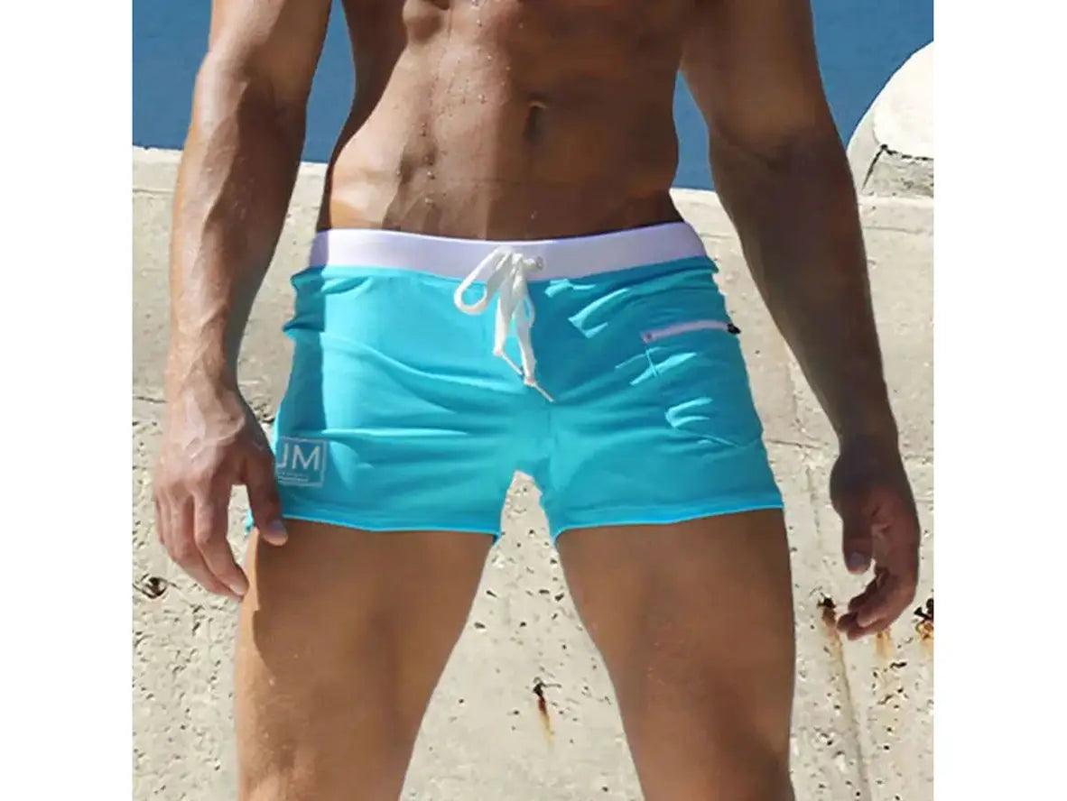 Gay Swim Shorts | JOCKMAIL Swimwear Sexy Solid Swim Shorts