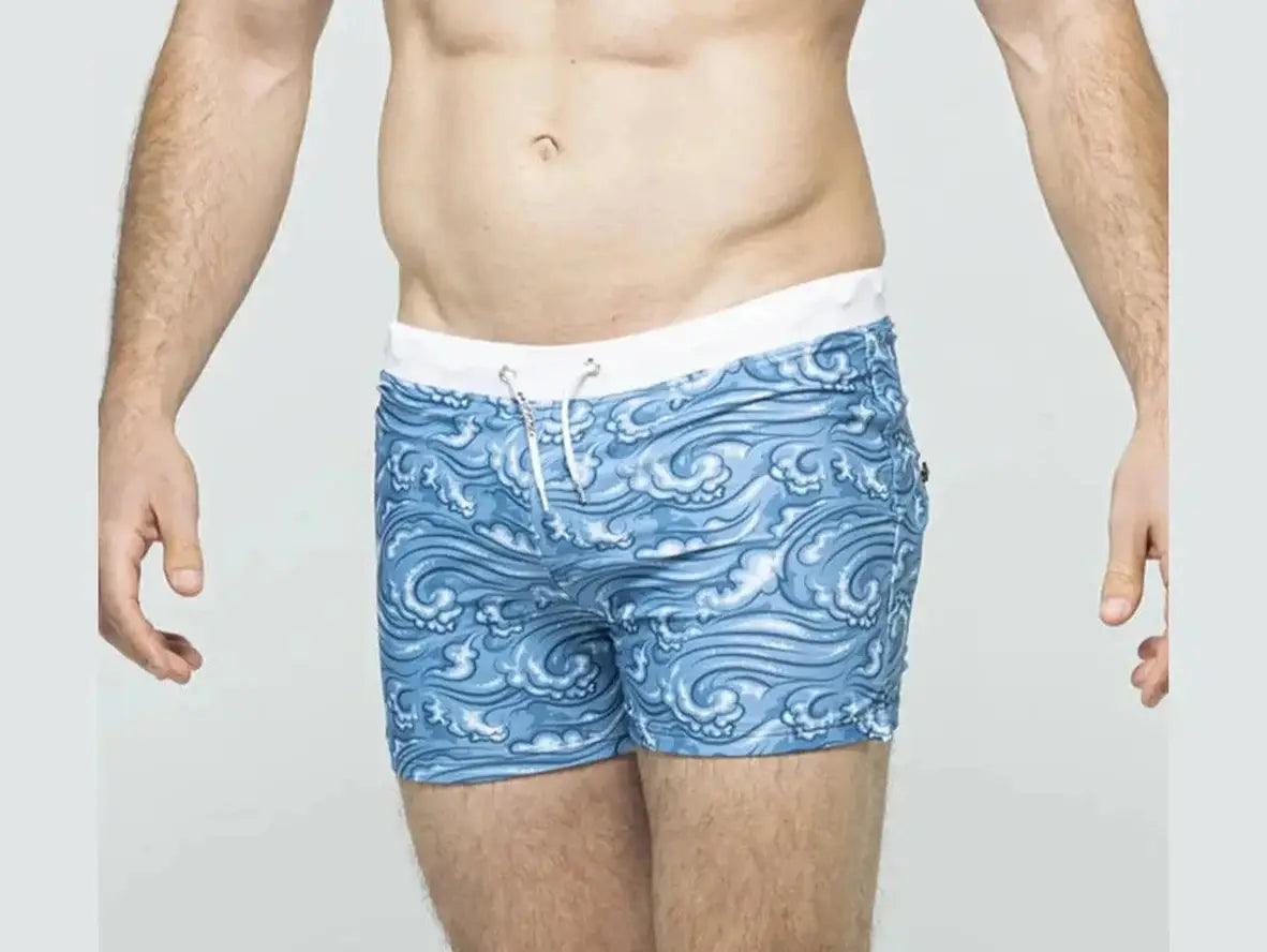 Gay Swim Shorts | TADDLEE Swimwear Square Cut Swim Shorts