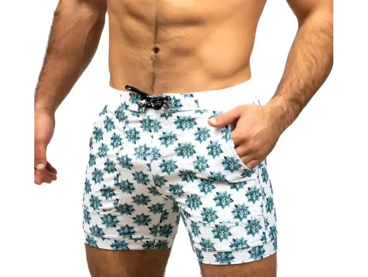 Gay Swim Shorts | TADDLEE Swimwear Square Cut Swim Shorts