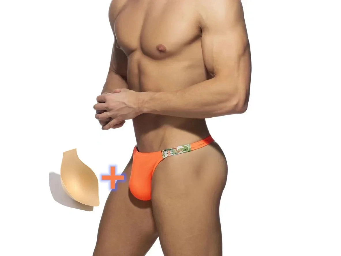 Gay Swim Thongs | DESMIIT Color Block Swim Thong