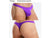 Gay Swim Thongs | OXOSEXY Swimwear Low-Rise Purple Swim Thongs