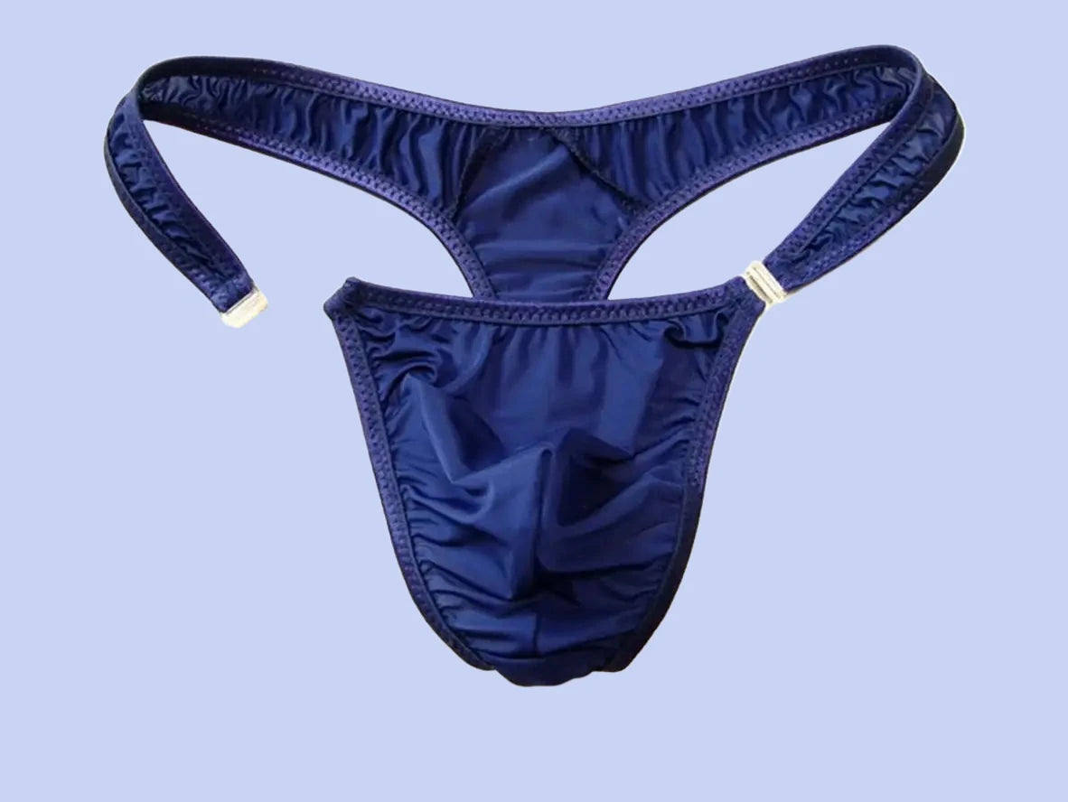 Gay Swim Thongs | Sexy Snap Button Low-Rise Swim Thongs