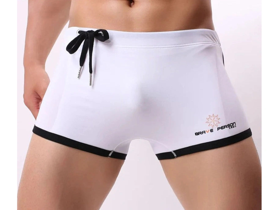 Gay Swim Trunks | BRAVE PERSON Beach Swim Trunks