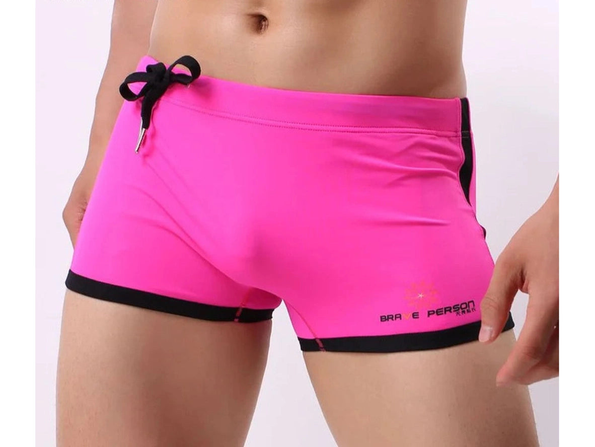 Gay Swim Trunks | BRAVE PERSON Beach Swim Trunks