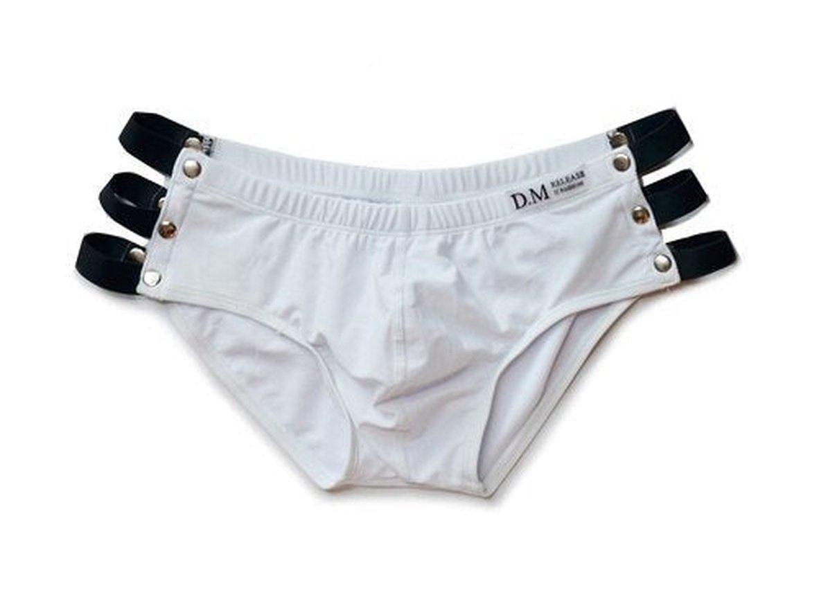 Gay Swim Trunks | D.M Swimming Low-Rise Swim Trunks