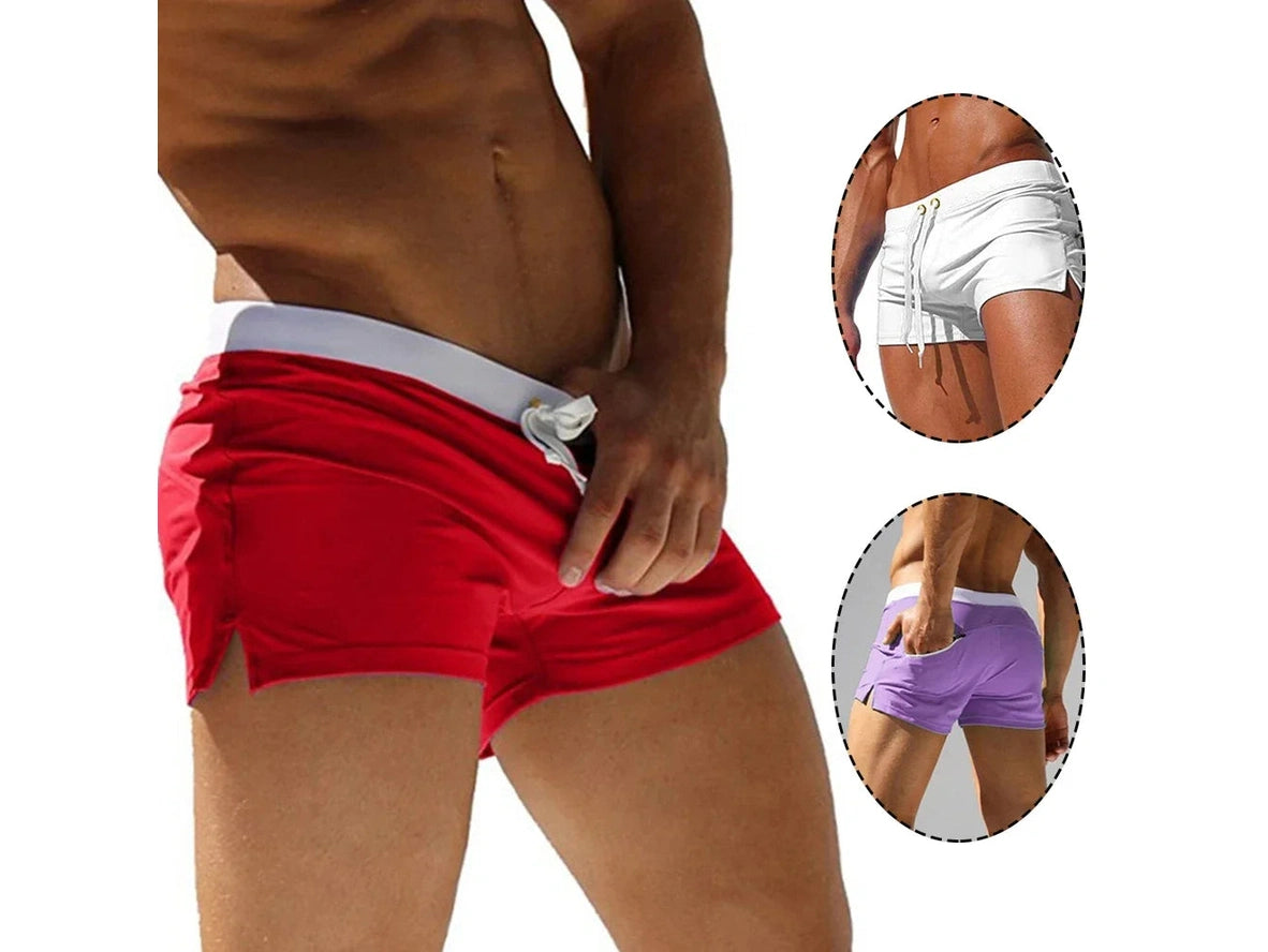 Gay Swim Trunks | Low-Rise Beach Shorts