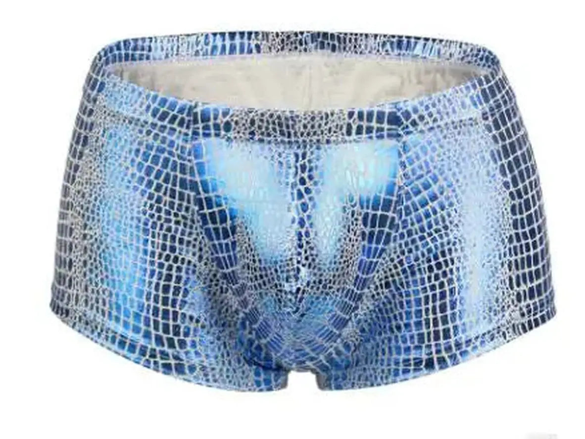 Gay Swim Trunks | Snakeskin Swim Trunks