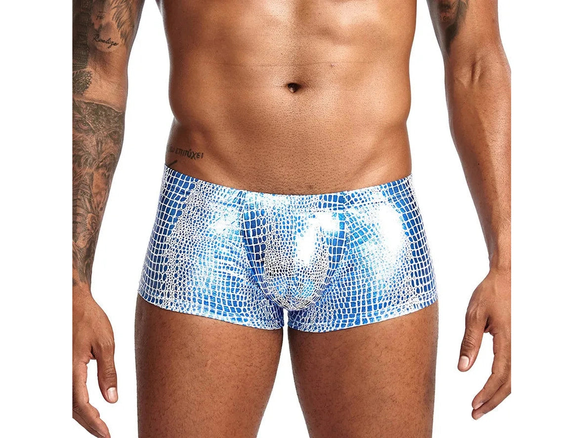Gay Swim Trunks | Snakeskin Swim Trunks