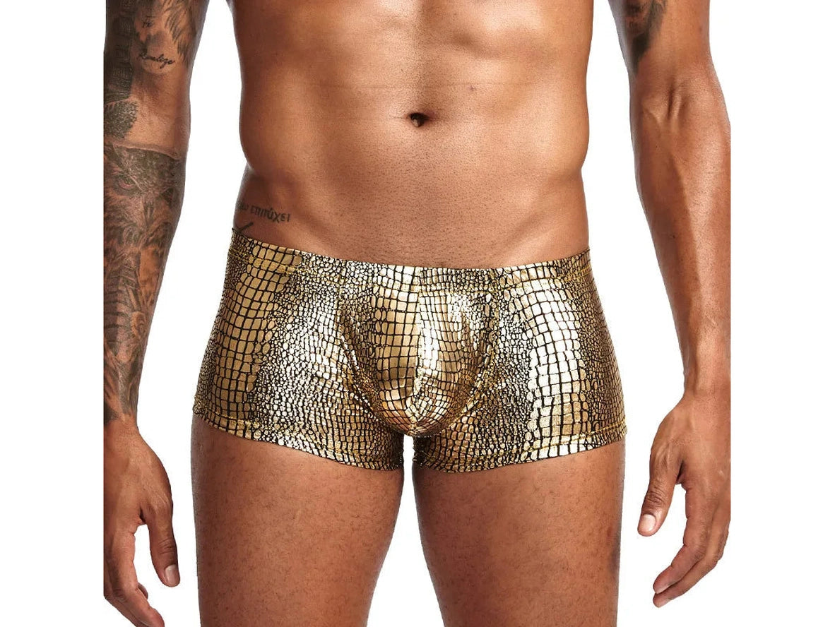 Gay Swim Trunks | Snakeskin Swim Trunks