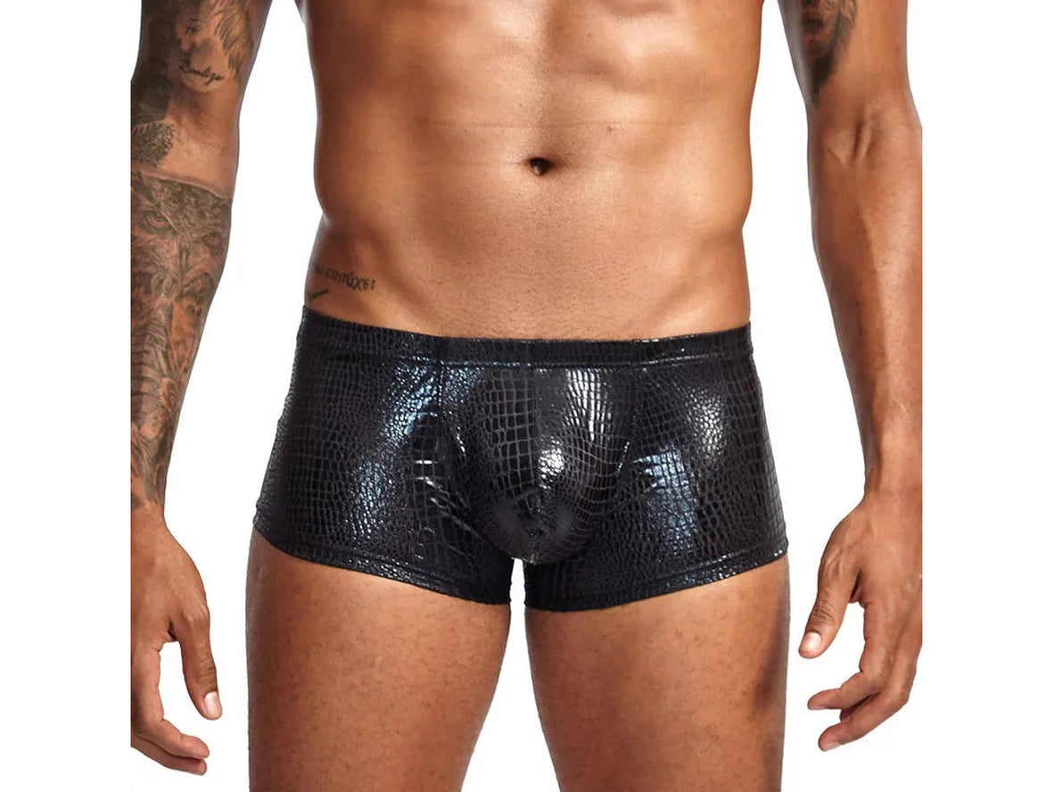 Gay Swim Trunks | Snakeskin Swim Trunks