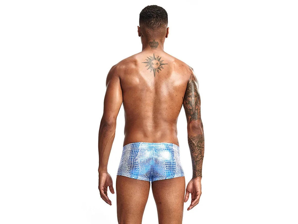 Gay Swim Trunks | Snakeskin Swim Trunks
