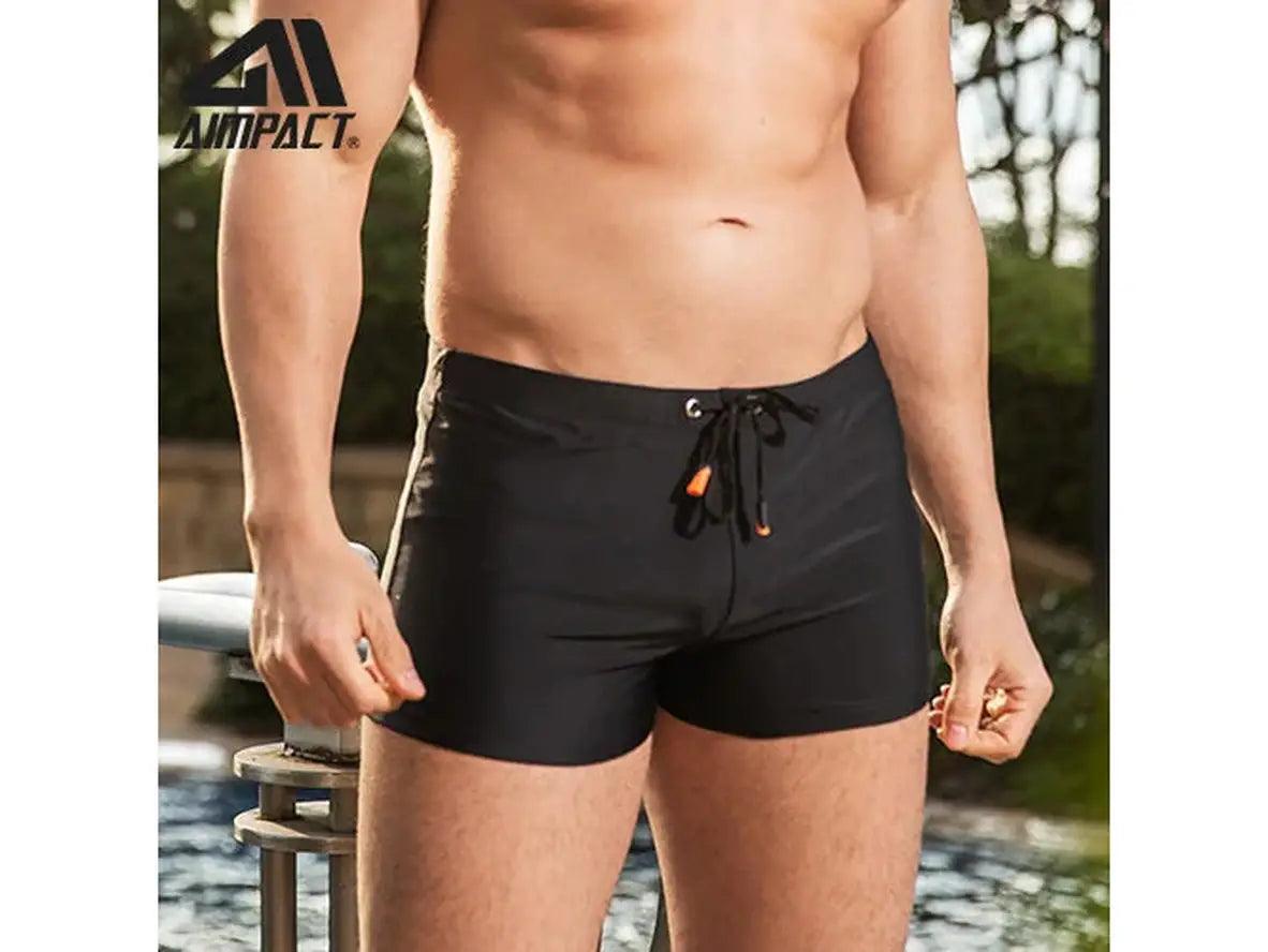 Gay Swim Trunks | Square Cut Leg Swim Trunks