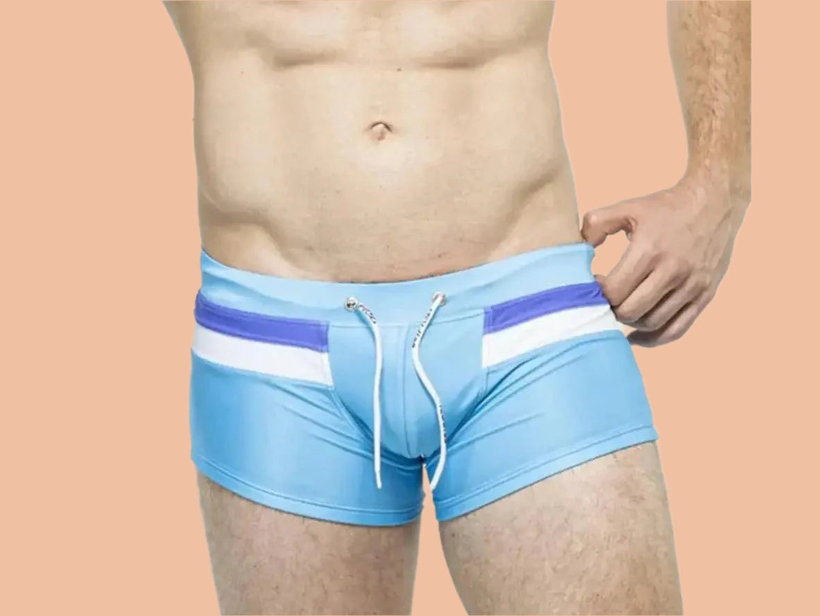 Gay Swim Trunks | TADDLEE Square Cut Swim Trunks