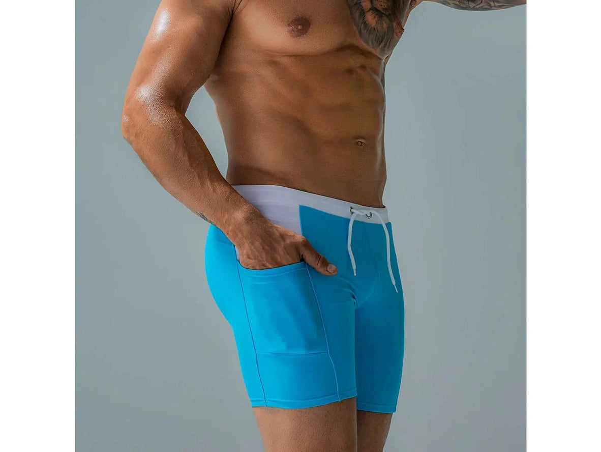 Gay Swim Trunks | Tight Stretchy Swim Trunks