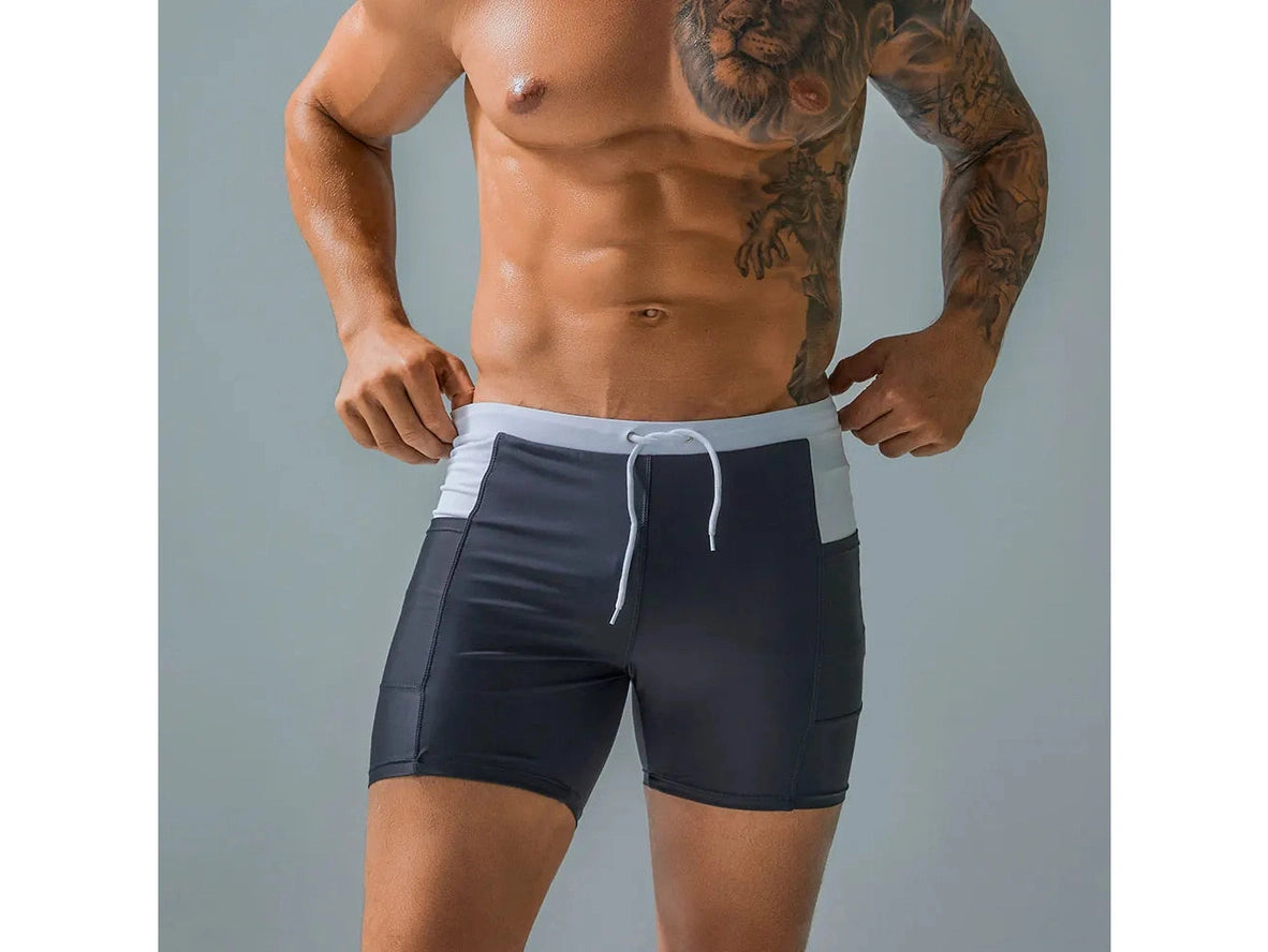 Gay Swim Trunks | Tight Stretchy Swim Trunks