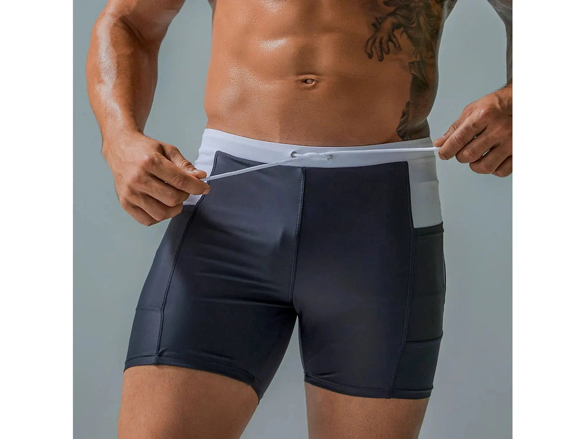 Gay Swim Trunks | Tight Stretchy Swim Trunks