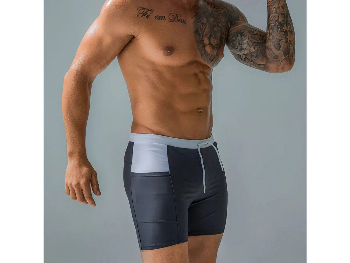 Gay Swim Trunks | Tight Stretchy Swim Trunks