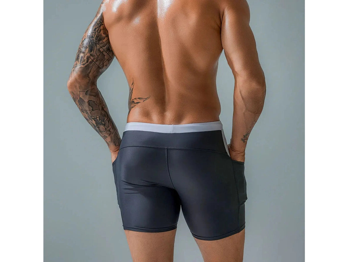 Gay Swim Trunks | Tight Stretchy Swim Trunks