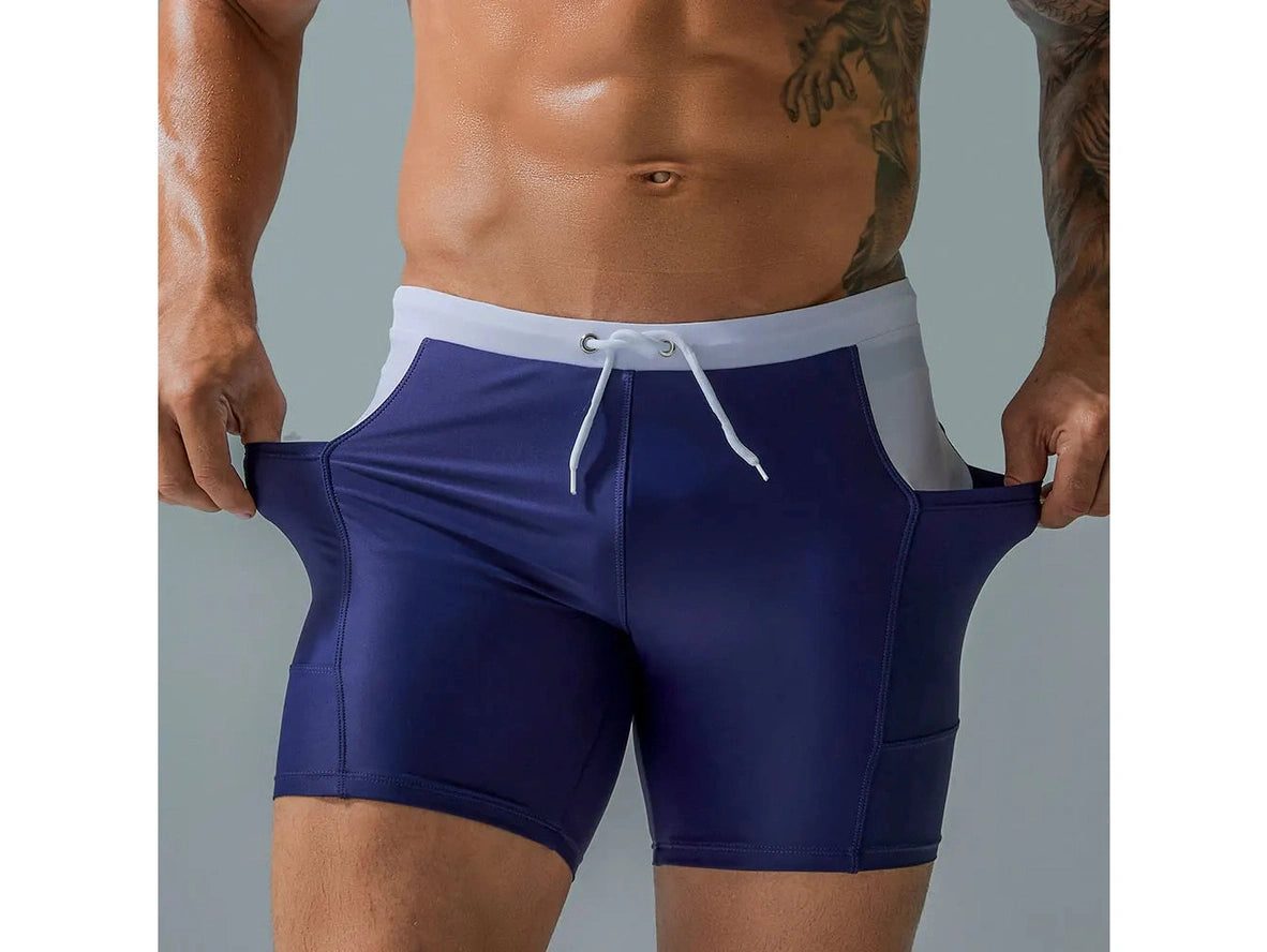 Gay Swim Trunks | Tight Stretchy Swim Trunks
