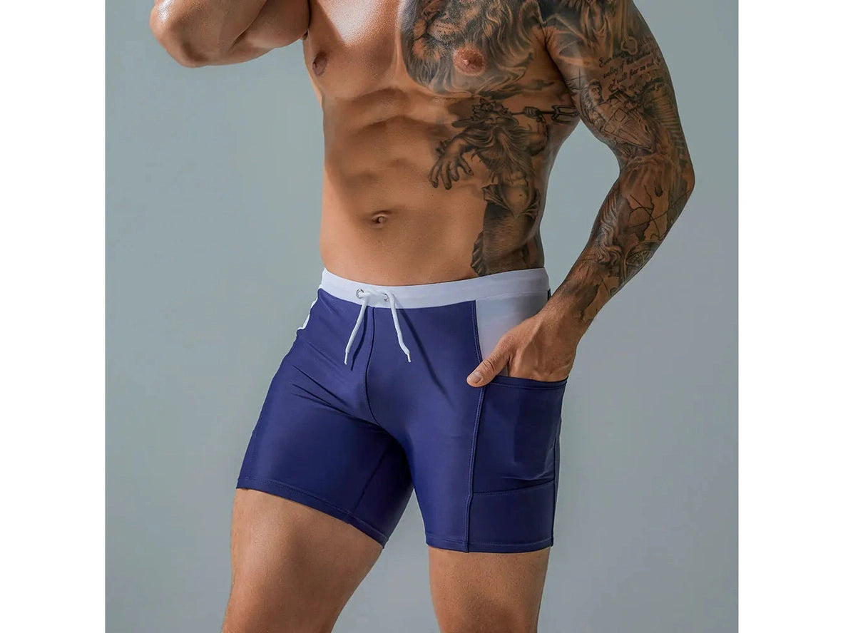 Gay Swim Trunks | Tight Stretchy Swim Trunks