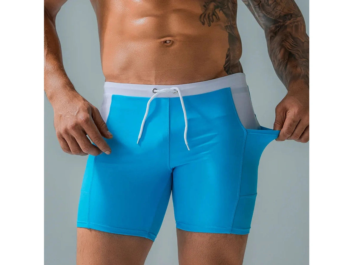 Gay Swim Trunks | Tight Stretchy Swim Trunks