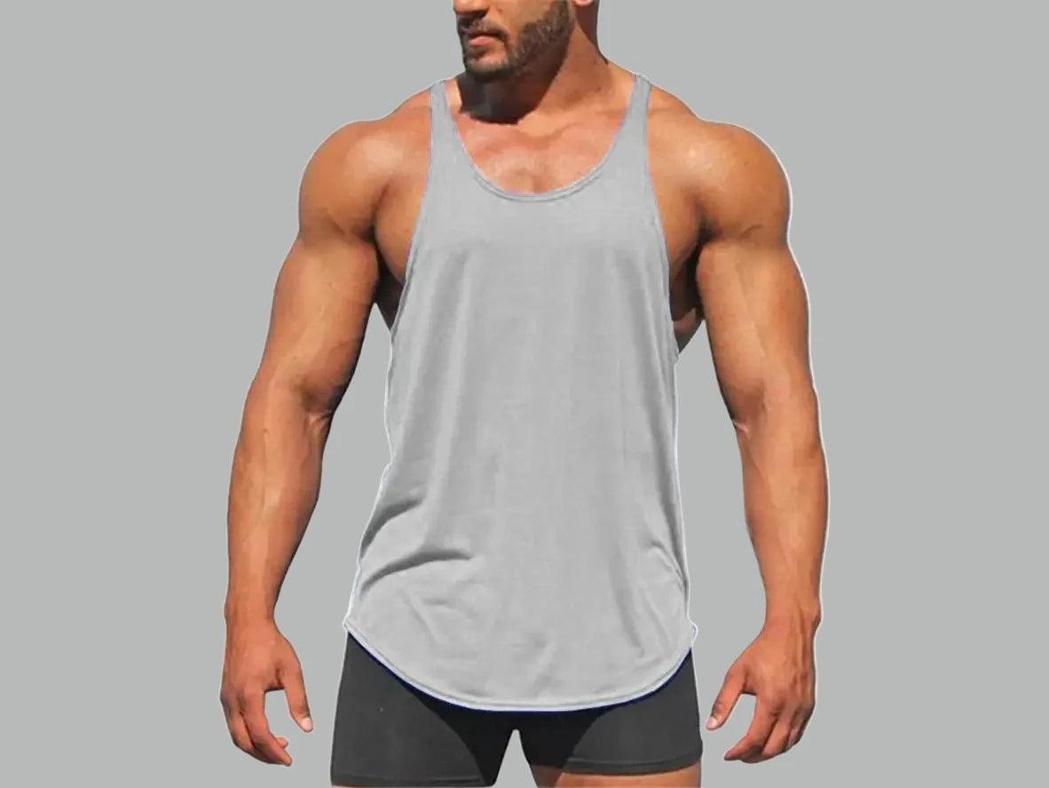 Gay Tank Tops | Gym Workout Solid Cotton Tank Tops